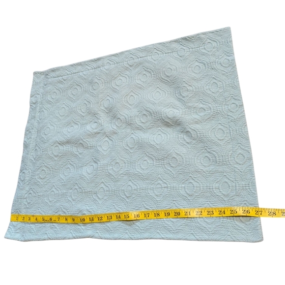 Linea Casa by Sferra Standard Shams Matelasse Dusty Blue Preppy Cottagecore - Picture 8 of 9